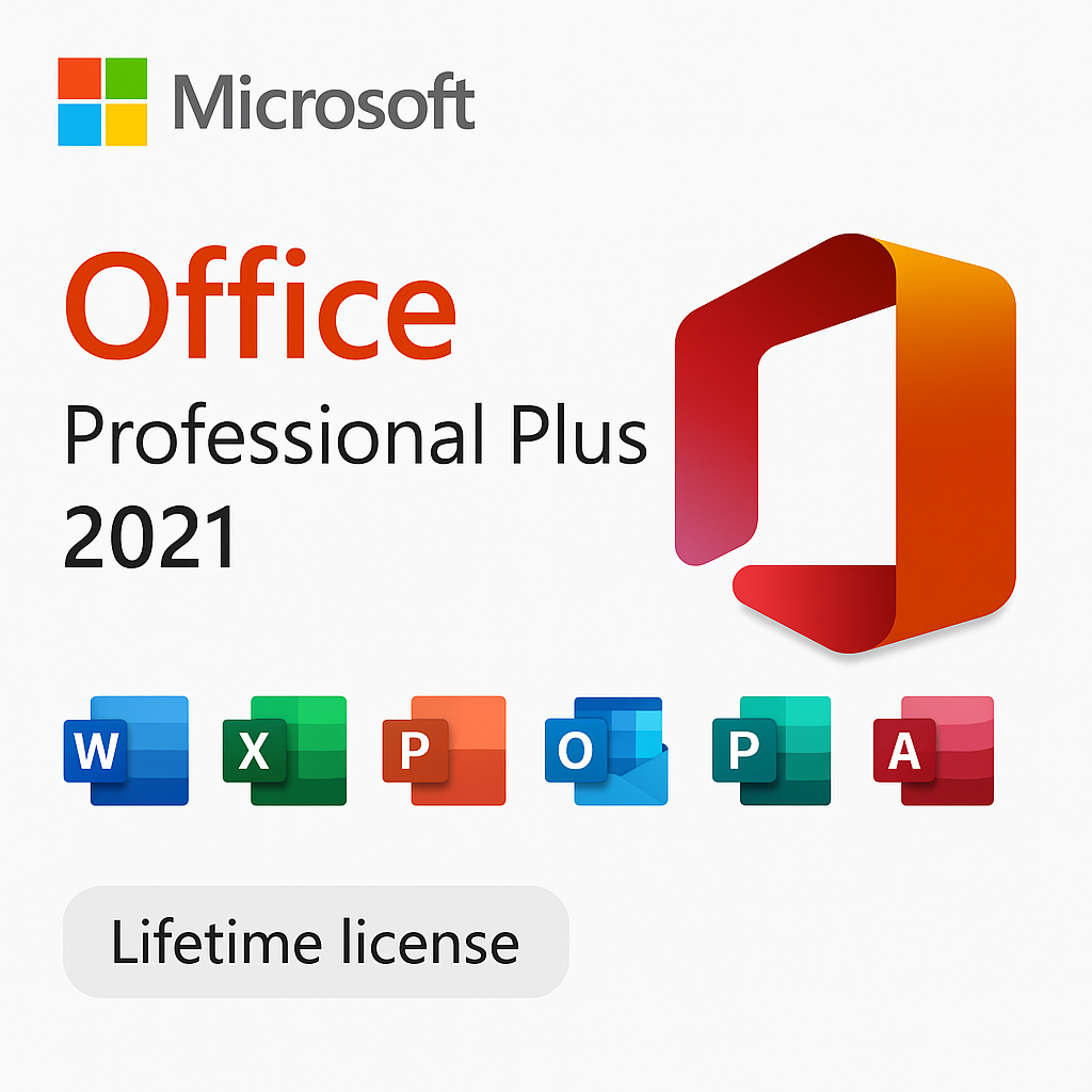 Microsoft Office Professional Plus 2021 – Lifetime License